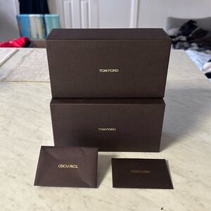 🟤✨🟨TWO TOM FORD BOXES FOR SALE✨🟤71/2x4x31/2.  2for $50 or 1for $25
